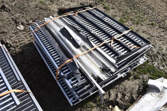 Pallet of Roller Gondola Shelving