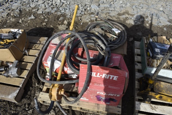Pallet of Gas Hoses and Pumps