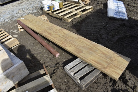 Wood Plank and Alloy Rod