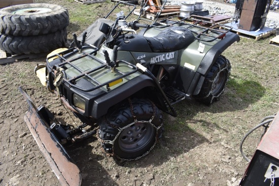 Artic Cat 300 ATV with Snow Plow