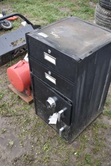 Filing Cabinet with Safe Doors
