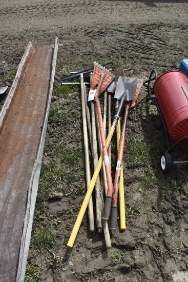 Group of Shingle Shovels and Squeegees