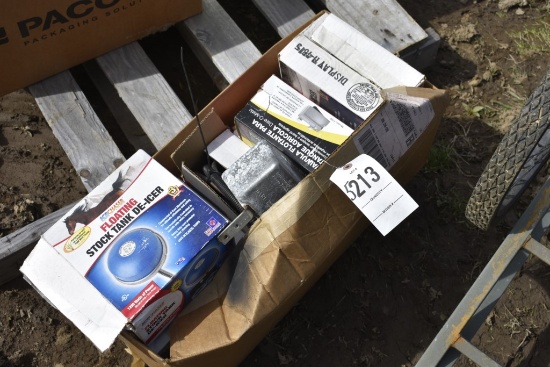 Box of Bathroom Items