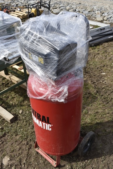 Central Pneumatic Electric Vertical Air Compressor
