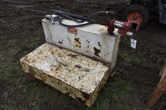 105 Gallon L Shape Fuel Tank