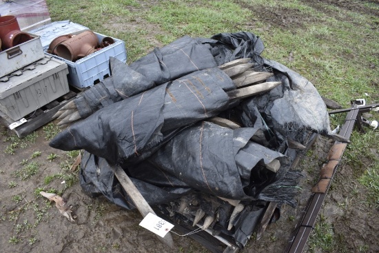 Pallet of Erosion Fence with Posts