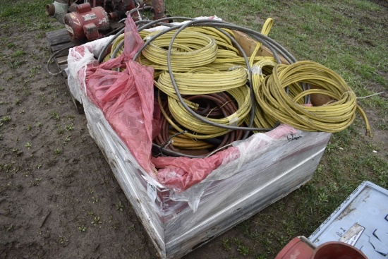 Pallet of Hoses and Wire