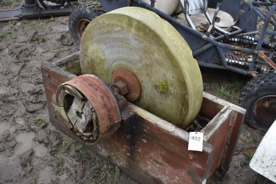 Belt Drive Grinding Wheel with Water Bath