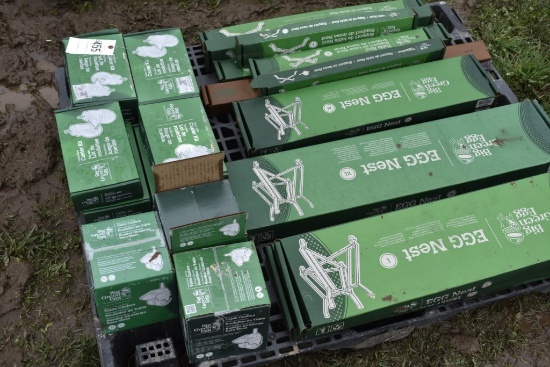 Pallet of Green  Egg Parts