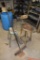 Stool, Step Ladder and Broom