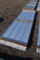 300 Linear Feet of Light Gray Corrugated Metal Paneling