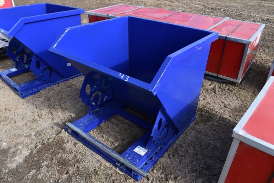 Fork Mounted Self Tipping Dumpster