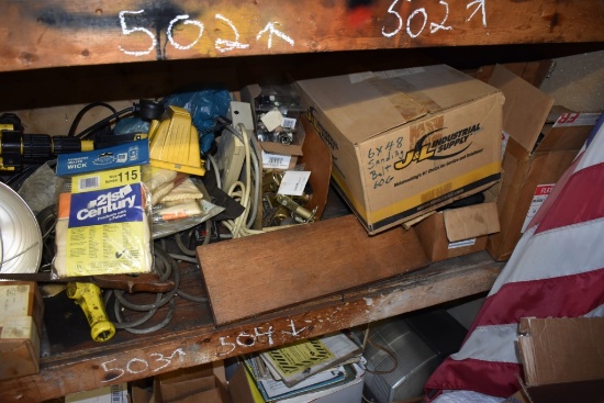 Contents of Shelf in Closet