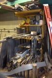 Huge Group of Round Stock and Shelf with Contents
