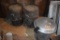 3 Vintage Kegs and Pot