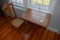 Wooden Table With Cane Bottom Rocking Chair
