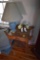 Wooden Dry sink With Lamb and Decorative Shoes