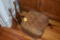 3 Antique Bowling Pins and a Picnic Basket