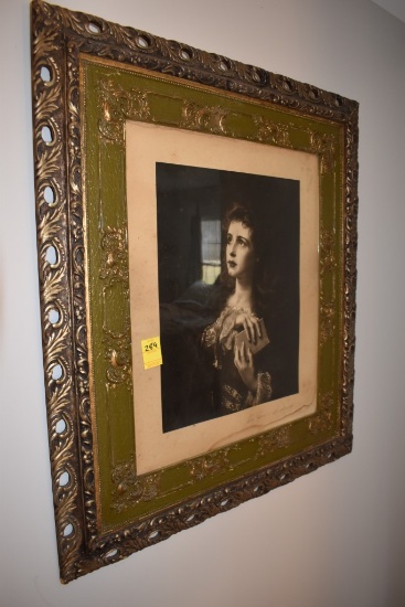 "The Soul's Awakening" Picture in frame