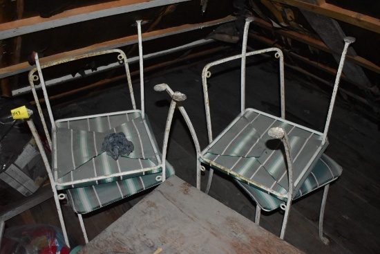 4 Metal Chairs