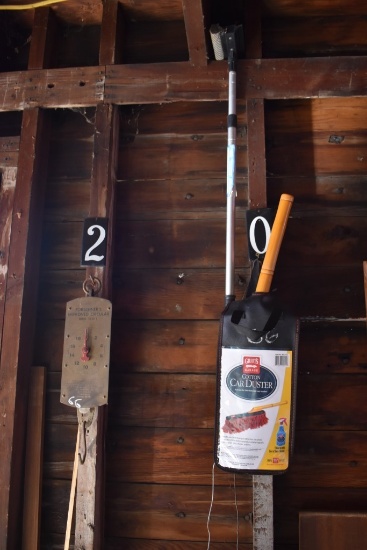 Forschner's Improved Milk Scale with Car Brush and Squeegee