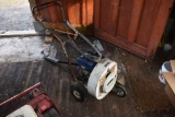 Street Leaf Blower Fabricated to be Pulled Behind Lawn Mower