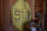 Thru Traffic Stop Sign