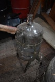 Carboy Glass Jug with Stand