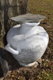 Large White Outdoor Planter