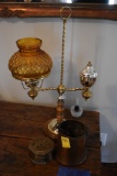 Lamp, Copper Pot, Little Metal Octagon Box