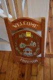 Welcome Friends Wooden Sign