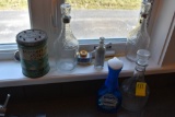 Group of Glass and Mother's Joy Coffee Vintage Can