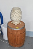 Wooden Keg with Light