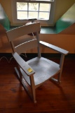 Blue Rocking Chair