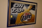 Miller Lite On Tap Sign