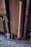 Double Bladed Axe with Hatchet Head and Driver Head