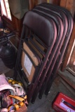 4 Cushioned Folding Chairs