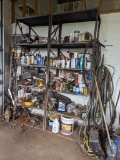 2 Metal 6 Tier Shelves with Contents
