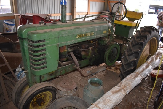 John Deere B Tractor With Sickle Bar Mower