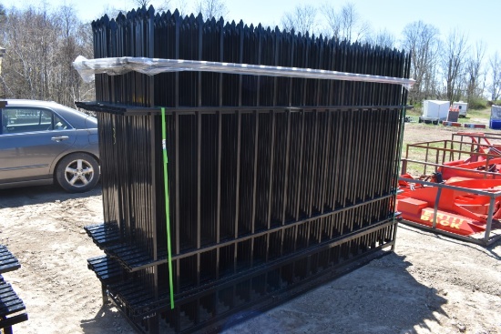 AGT 24 Piece 10' x 6' Fence Panel Set