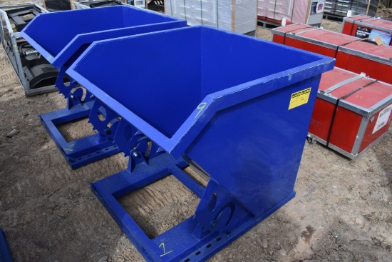 Fork Mounted Self Tipping Dumpster