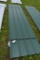 32 Pieces of 12' Green Corrugated Metal Paneling