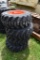 4 Solidmax 12-16.5 Tires on 8 Lug Rims