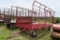 JBM Thrower Back 20' Metal Hay Wagon