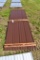 30 Pieces of 10' Brown Corrugated Metal Paneling