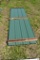 25 Pieces of 10' Green Corrugated Metal Paneling