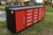 Steelman 15 Drawer 10' Red Work Bench Tool Box