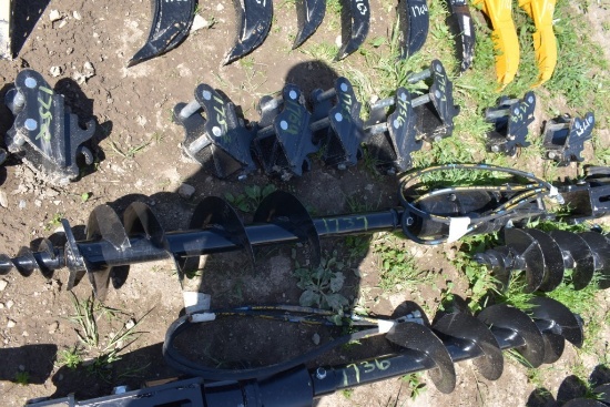 Miva Mini Excavator Hydraulic Post Hole Digger