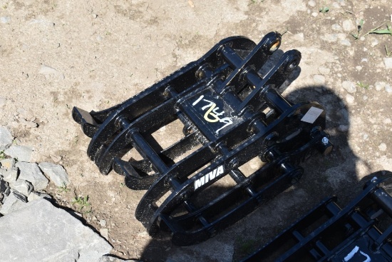Miva Mini Excavator 16" Grapple Attachment