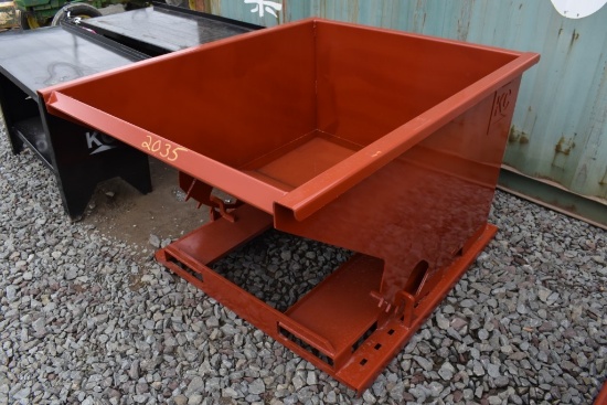 KC Fork Mounted Self Tipping Dumpster